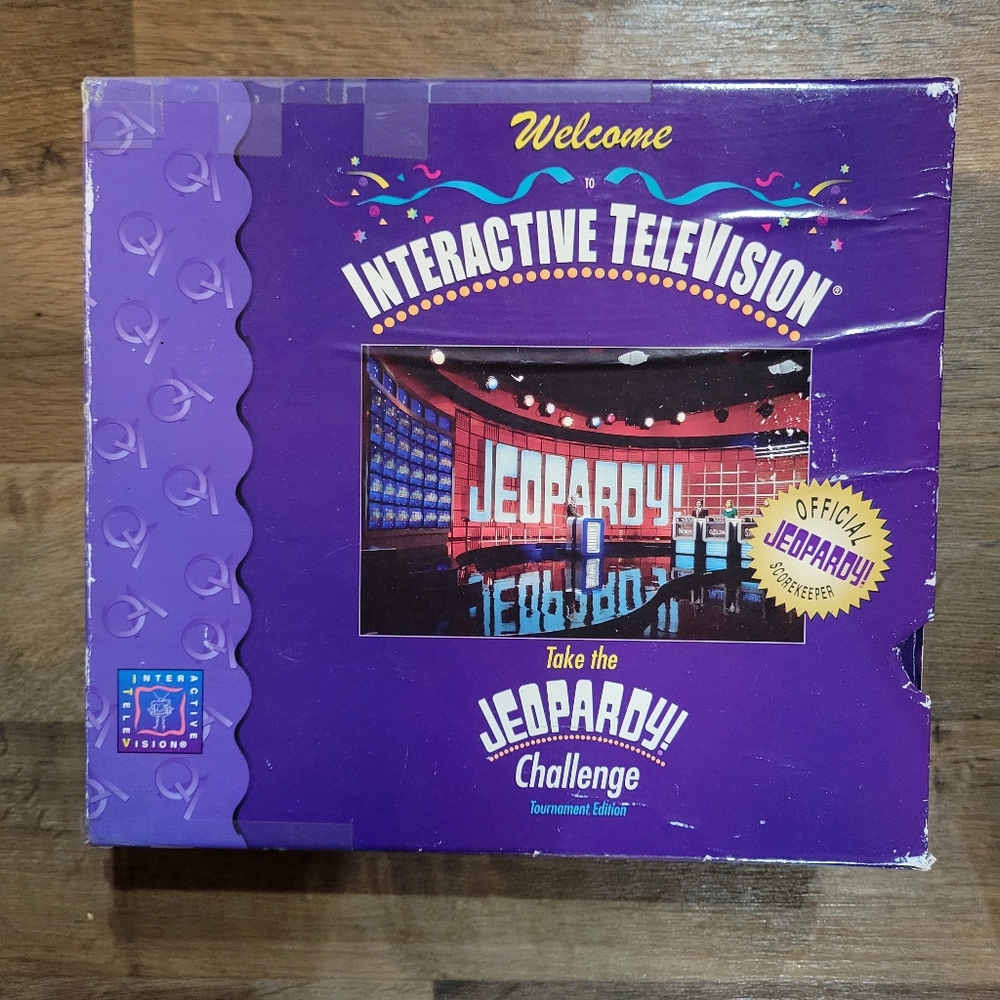 Vintage Interactive Television Electronic Game Jeopardy! Challenge - Tournament